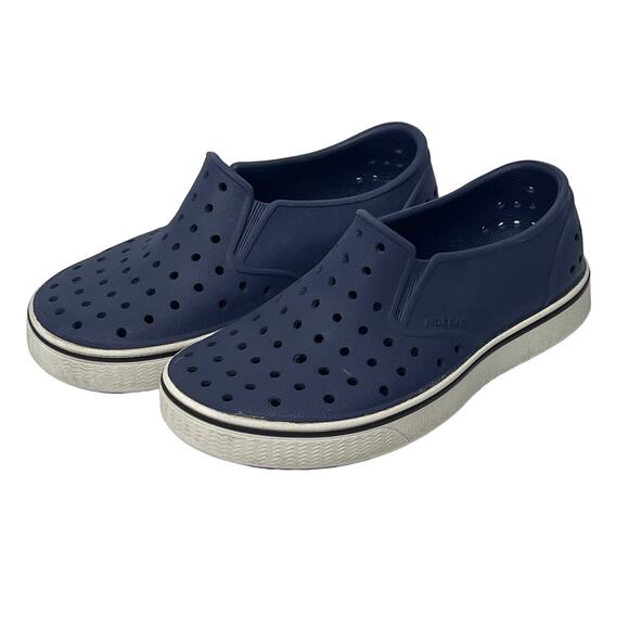 Native Other - Native Jefferson Shoes Girls Boys Size 11 Blue Slip on